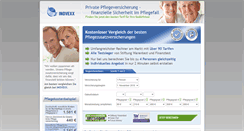 Desktop Screenshot of pflegezusatz.inovexx.de